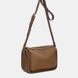 Bandolera en materiales reciclados camel