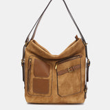 Boslo multifuncional en materiales reciclados cognac
