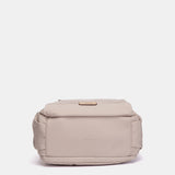 Mochila en tejido beige