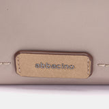 Mochila en tejido beige