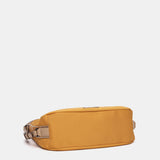 Yellow fabric multifunctional bag