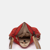 Red fabric multifunctional bag