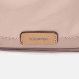Borsa a tracolla in tessuto beige