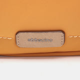 Yellow fabric crossbody bag