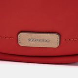 Umhängetasche aus rotem Stoff