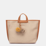 Bolso shopper camel