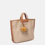 Bolso shopper camel
