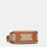 Bandolera pequeña camel