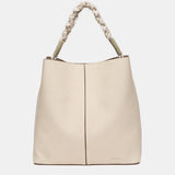 Bolso de hombro beige