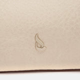 Bolso de hombro beige