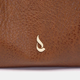 Bolso de hombro marrón