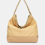 Bolso de hombro bicolor amarillo