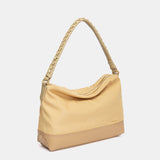 Bolso de hombro pequeño bicolor amarillo