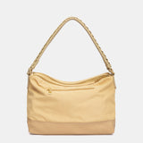 Bolso de hombro pequeño bicolor amarillo