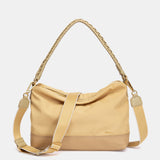 Bolso de hombro pequeño bicolor amarillo
