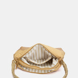 Bolso de hombro pequeño bicolor amarillo