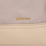 Bolso de hombro pequeño bicolor rosa