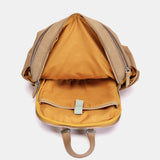 Camel fabric backpack