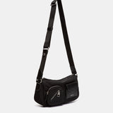 Bandolera en tejido negro