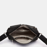 Bandolera en tejido negro