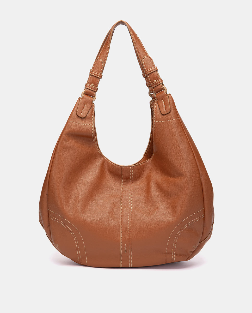 Bolso de hombro grande cognac en Abbacino