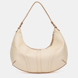 Bolso de hombro pequeño beige