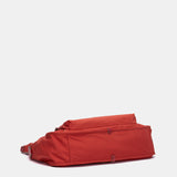 Bolso de hombro en tejido rojo