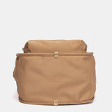 Mochila en tejido camel