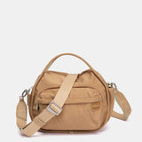 Bandolera en tejido camel