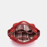 Bandolera en tejido roja