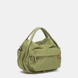 Bandolera en tejido verde