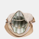 Multifunktionale Tasche aus beigem Stoff