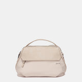 Bandolera en tejido beige