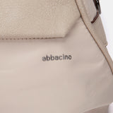 Bandolera en tejido beige