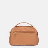 Bandolera en tejido cognac