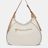 Bolso de hombro grande beige