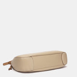 Bolso de hombro grande camel