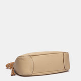 Bolso de hombro camel