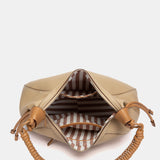 Bolso de hombro camel