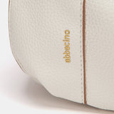 Bolso de hombro beige