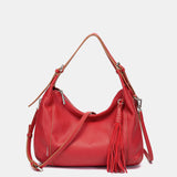 Bolso de hombro rojo