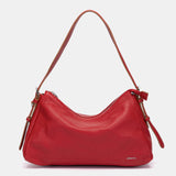 Bolso de hombro rojo