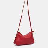 Bolso de hombro rojo