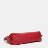 Bolso de hombro rojo