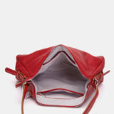 Bolso de hombro rojo