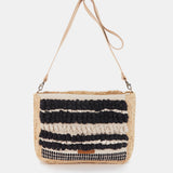Bandolera bordada negro
