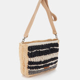 Bandolera bordada negro
