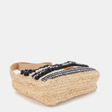 Bandolera bordada negro