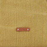 Bolsa de playa de algodón bordada ámbar