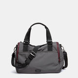 Bolso de viaje en materiales reciclados gris